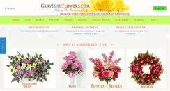 Desktop Screenshot of gravesideflowers.com